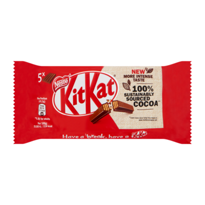NESTLÉ KITKAT 4 Finger Melkchocolade 5-Pack